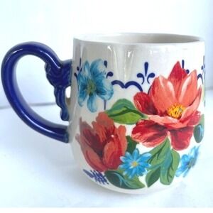 The Pioneer Woman Spring Bouquet 2915DIB Stoneware Coffee Tea Mug 18 Oz